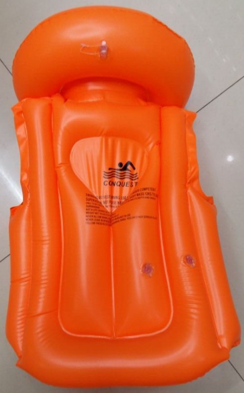 游泳用品泳衣 幼儿童救生衣充气衣 孩子游泳背心漂流安全背心详情3