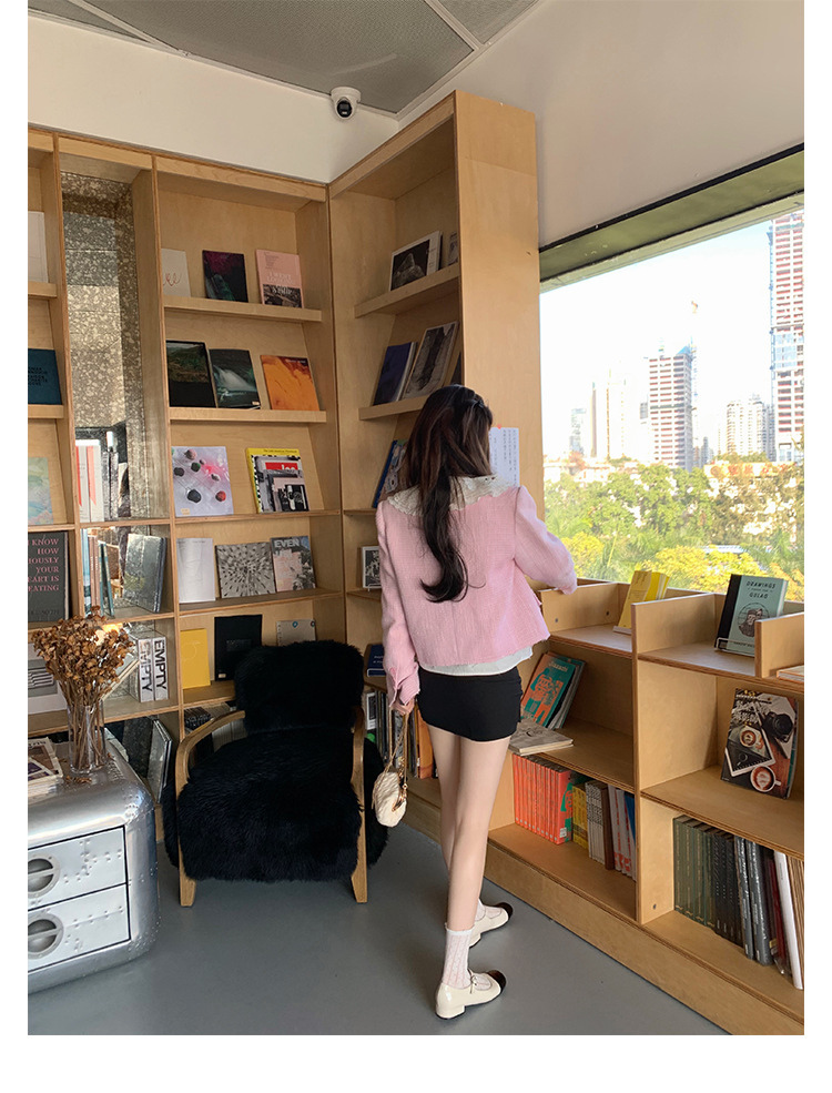 百搭时装真皮女鞋春秋小香风气质单鞋子法式玛丽珍鞋女高跟鞋粗跟详情40