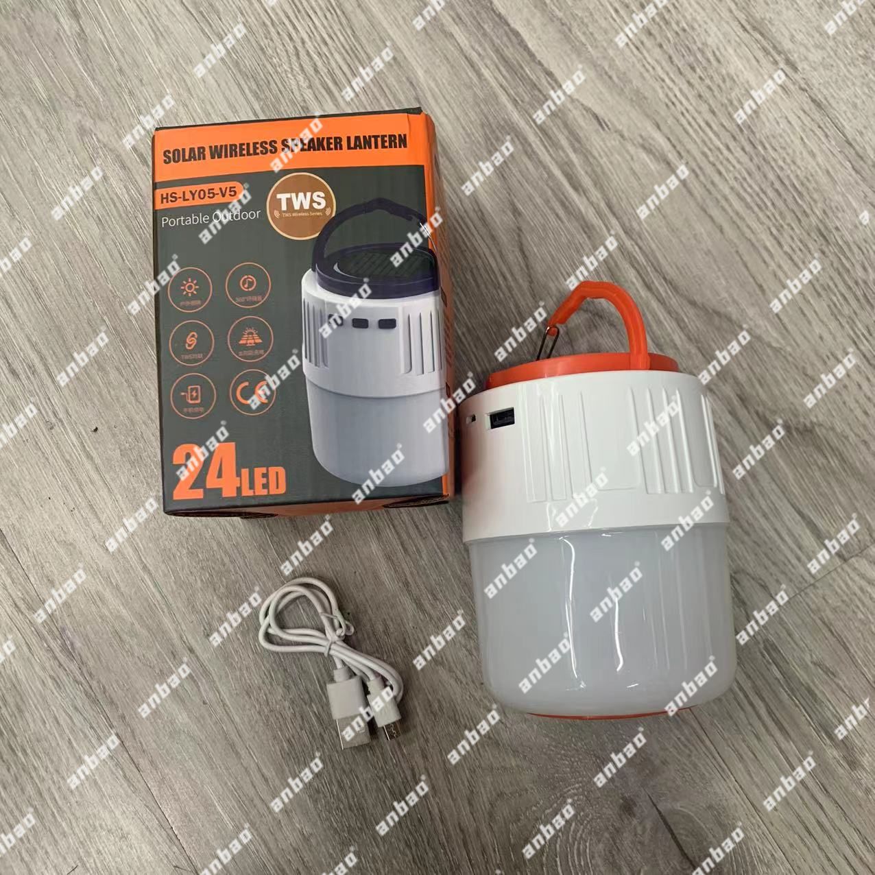 Solar camping lamps, LED mobile outdoor lighting lamps, USB charging street stalls, night markets, Bluetooth audio lamps, camping lamps pic 6