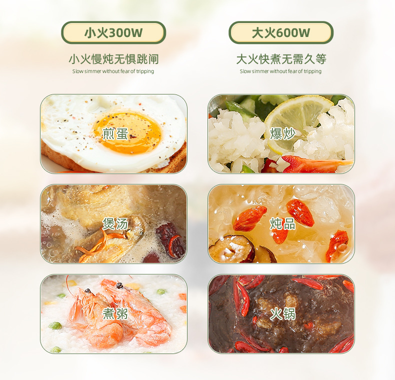 304不锈钢小电锅 小型迷你电火锅学生宿舍泡面锅家用多功能电煮锅详情15
