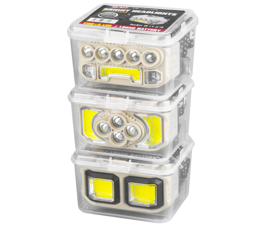 跨境户外LED强光感应头灯 USB充电家用工作灯 头戴钓鱼灯感应头灯详情20