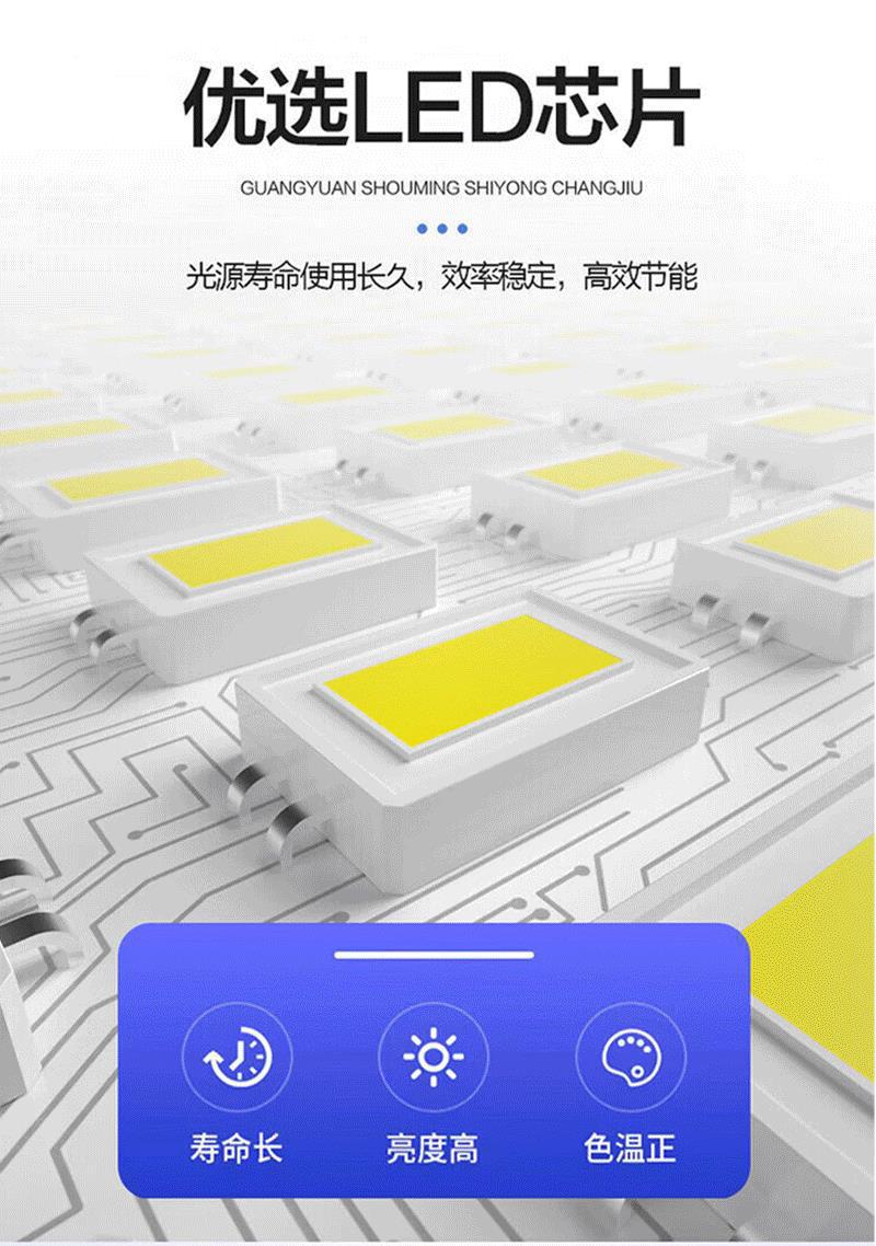 工厂直销批发LED投光灯投射灯广告灯球场灯庭院方形户外防水IP66详情3