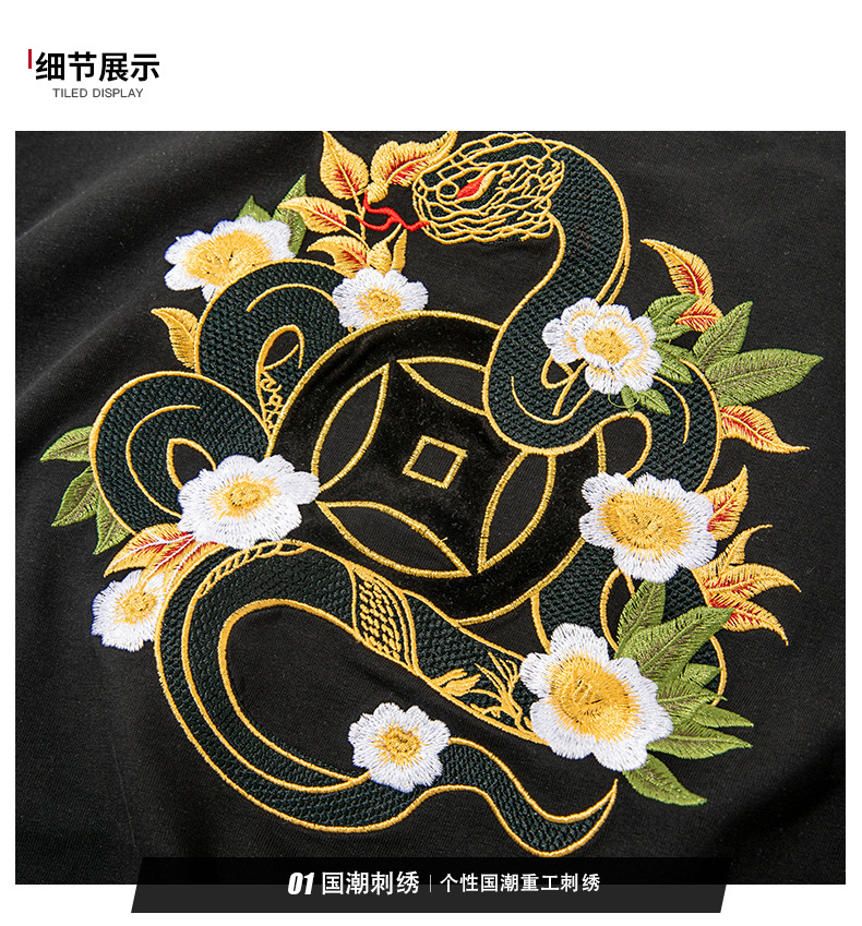 2025蛇年新款重磅宽松舒适圆领上衣短袖T恤 pic 12