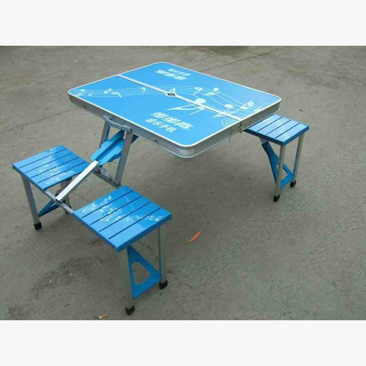 Outdoor folding table and chair set pic 3