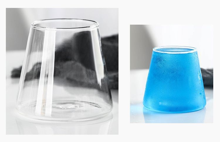 Creativo estilo japonés taza de vidrio de mt. Fuji resistente a altas temperaturas taza de agua transparente taza de jugo taza de leche para el desayuno casero taza de bebida pic 4