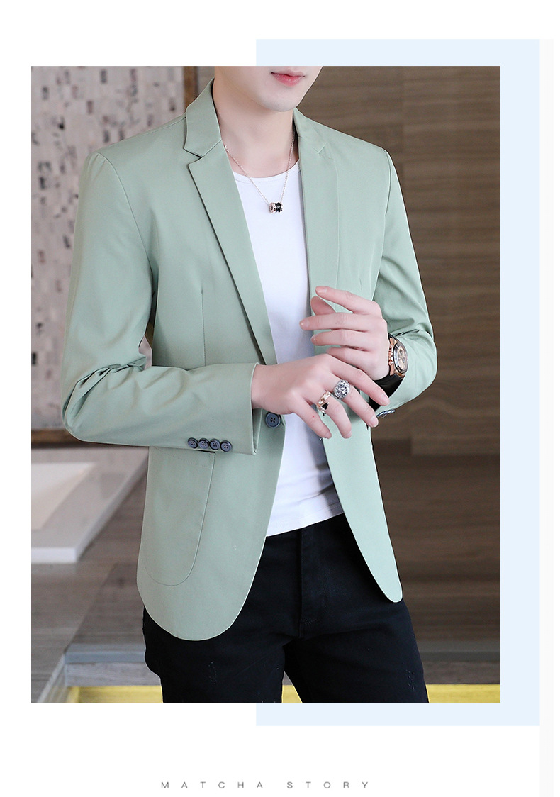 Primavera/otoño 2022 nuevos trajes casuales para hombre versión coreana trajes para hombre trajes para hombre chaquetas de alta gama para hombre pic 13