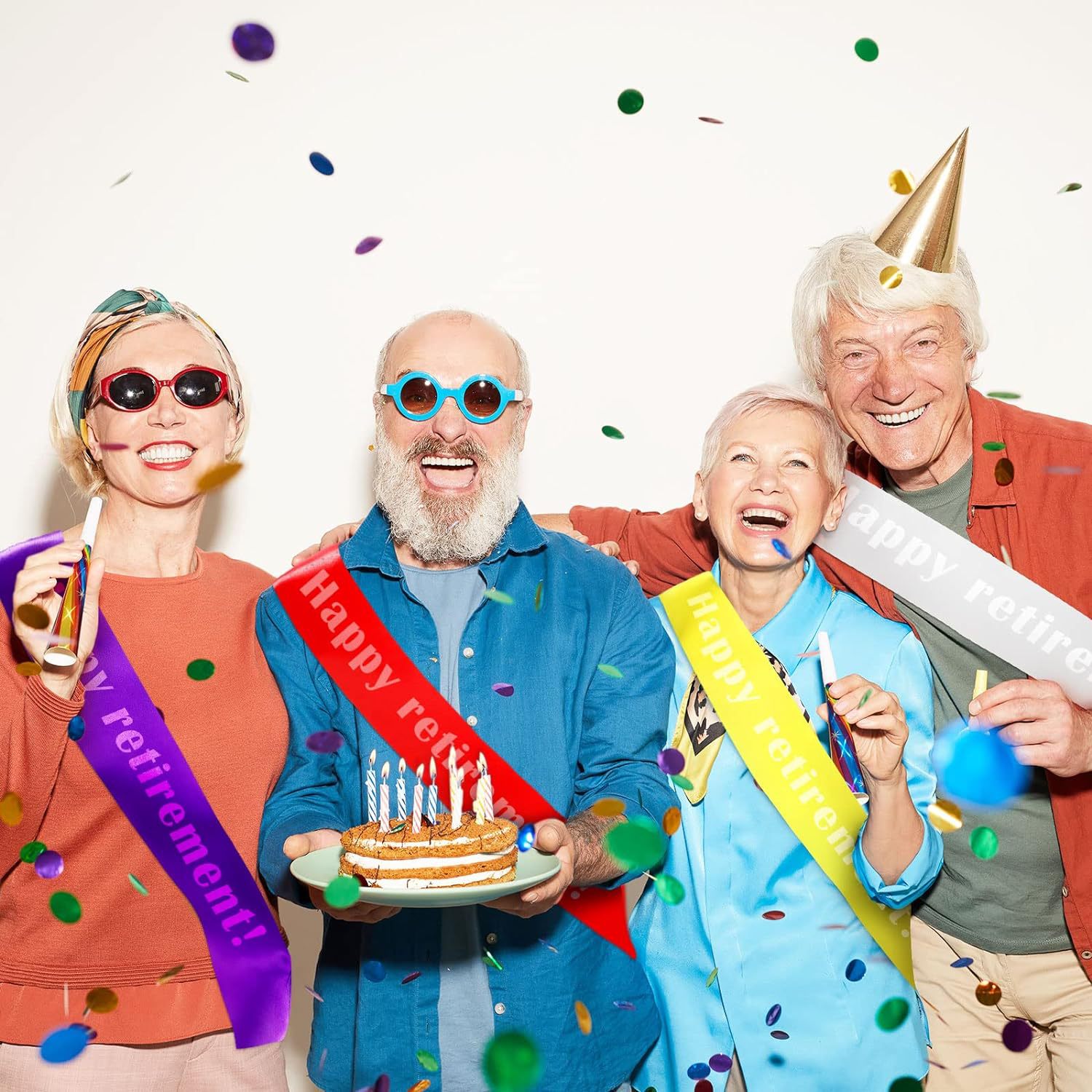 工厂专供空白礼仪肩带生日绶带单层色丁布party肩带单身派对用品详情14