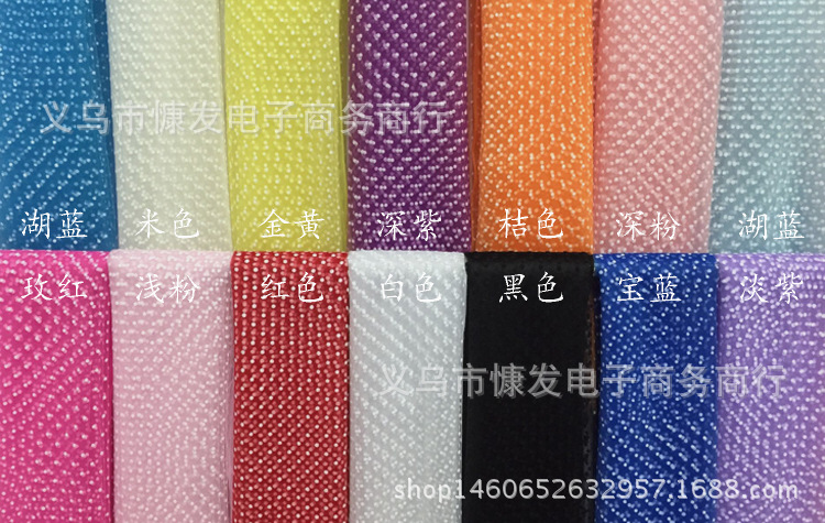 Medium-hard diamond-shaped white dot flocking black dot American mesh fabric, DIY puffy skirt, tulle and headwear, polka dot fabric pic 20