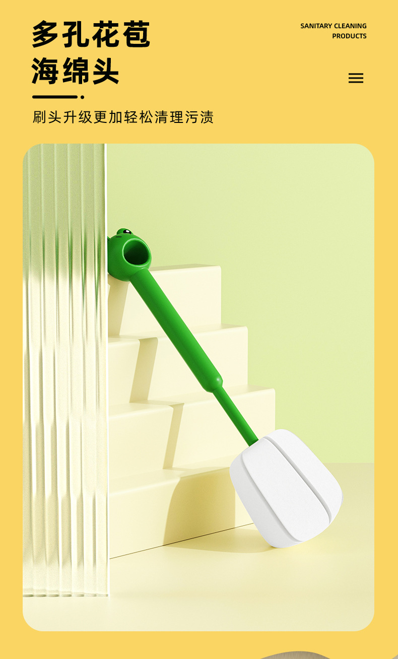 卡通长柄家用杯刷刷杯子洗杯子洗杯刷清洁刷无死角海绵刷子奶瓶刷详情5