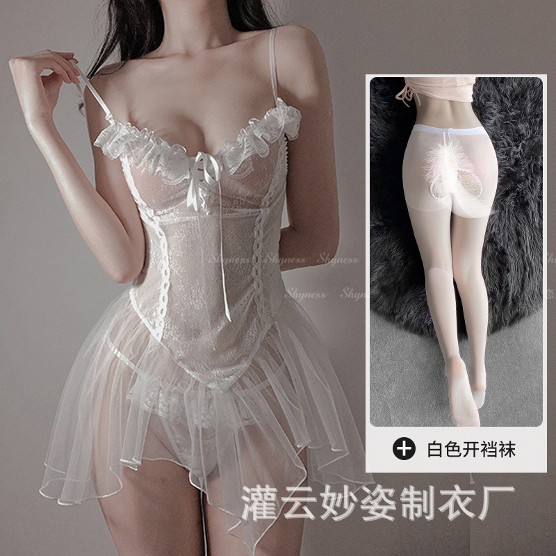 性感情趣内衣透明睡衣性趣调情制服诱惑挑逗用品激情套装透视7001详情6
