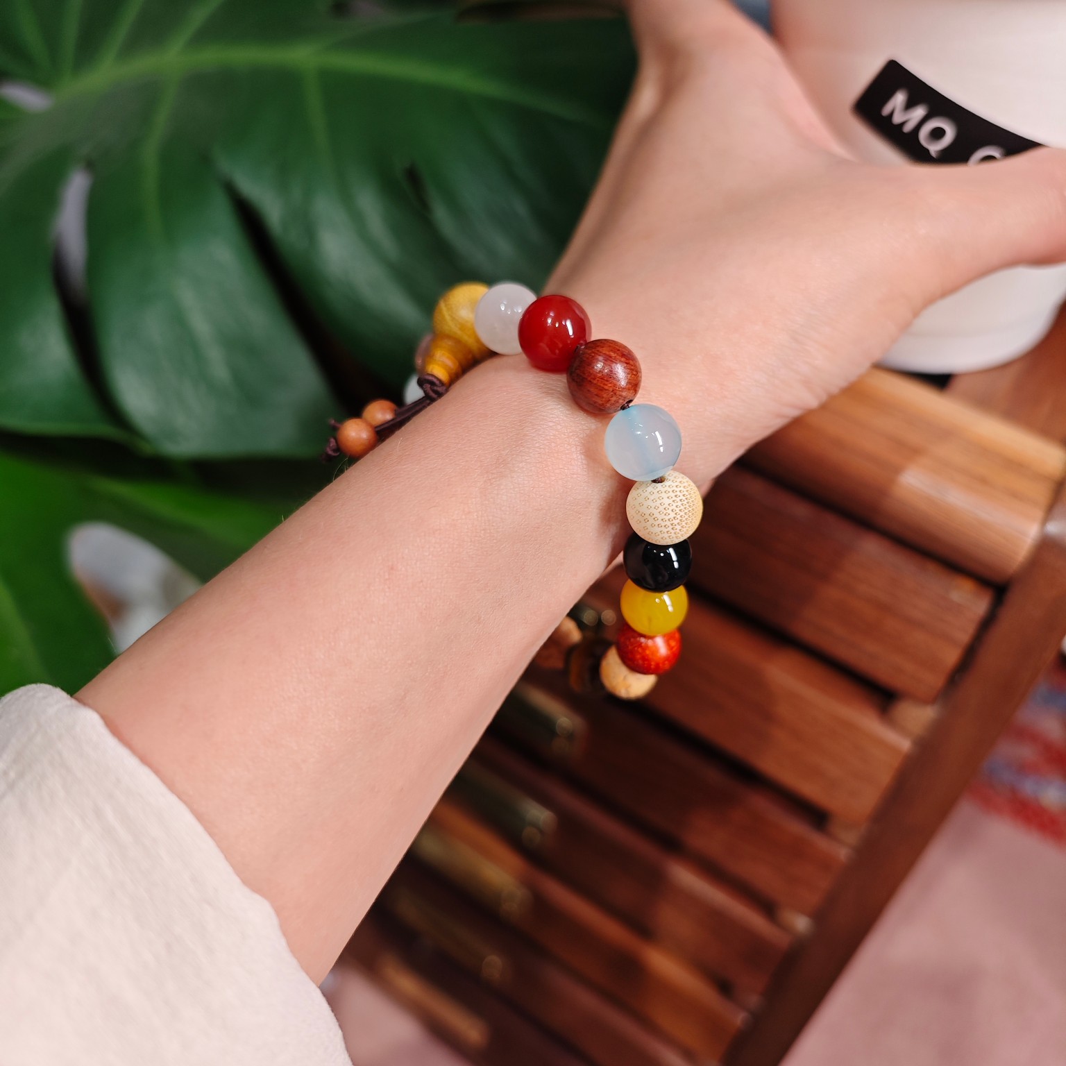 18-seed bracelet, hand-held 18-seed Bodhi bracelet, female Bodhi bracelet, 18-seed multi-treasure Buddhist prayer beads, commemorative jewelry pic 9