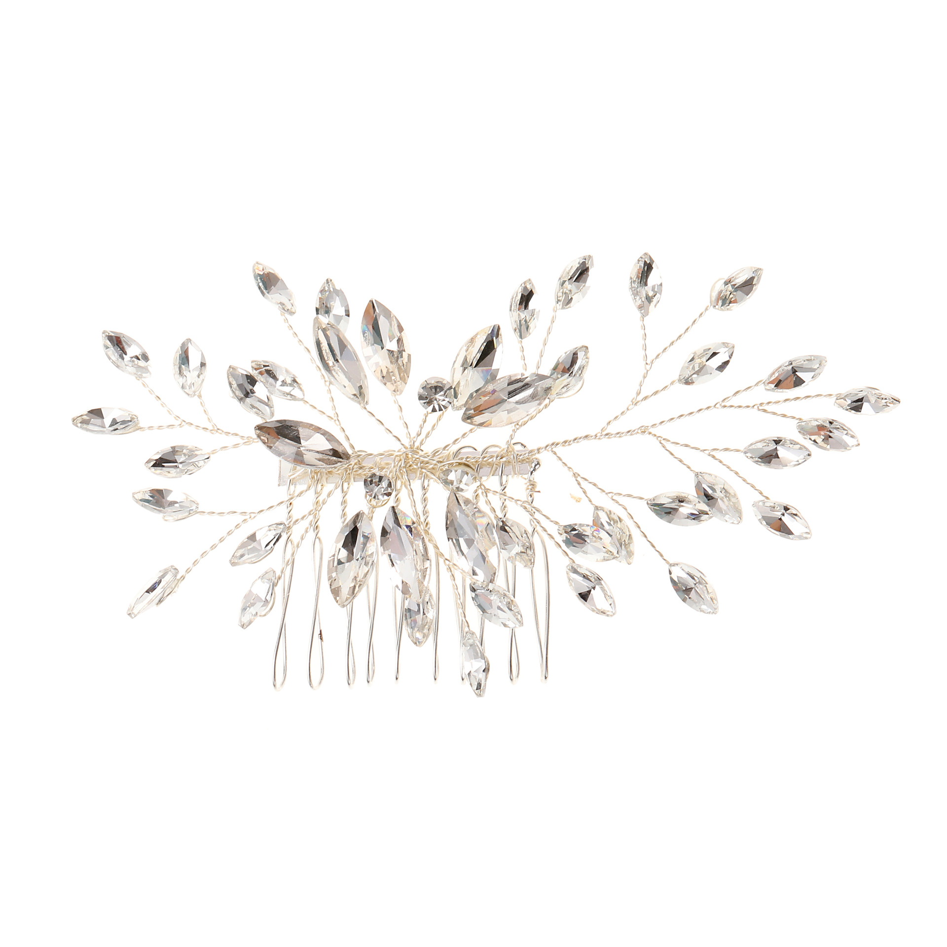 Direct sales and wholesale of cross-border handcrafted water diamond hair combs and hair accessories from Europe and America pic 30