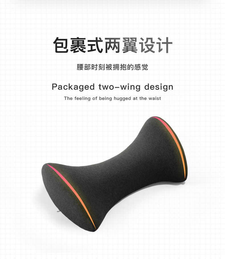 Memory foam lumbar pad, bedtime pregnant woman pad, side sleep, sleeping lumbar support pad, lumbar correction lumbar pillow pic 11