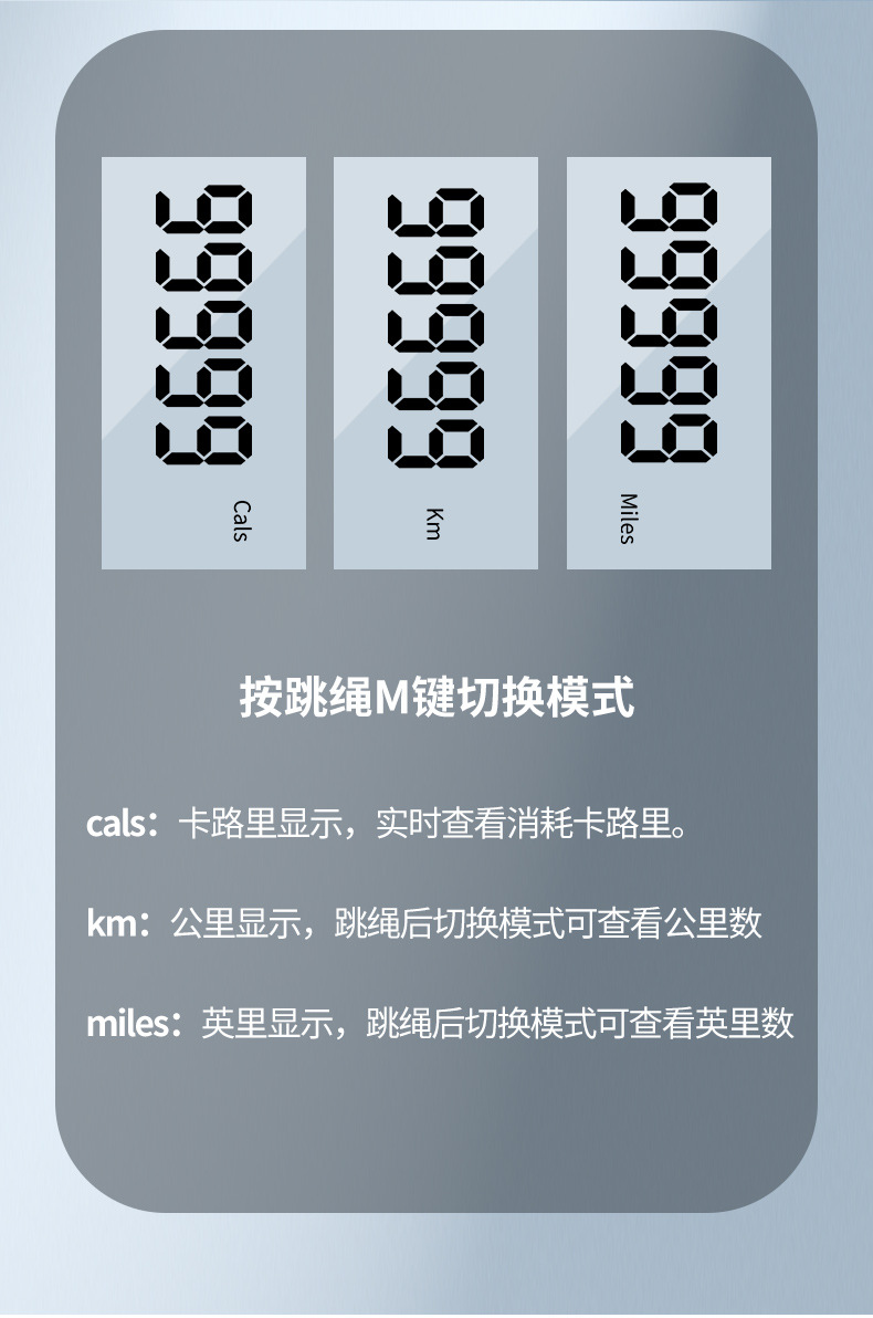 钢丝跳绳无绳计数成人款专业跳神学生智能可调节运动跳繩体育用品详情13