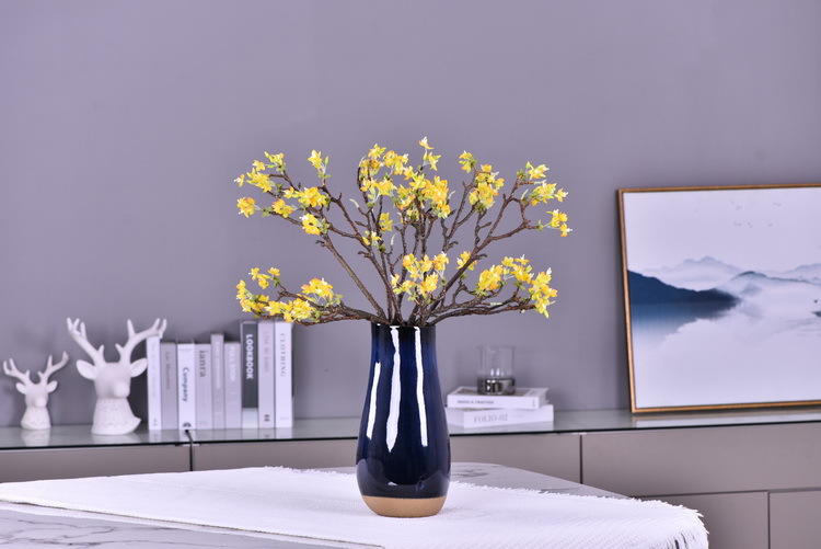 Factory wholesale of high-end artificial flowers, artificial purple rosewood flowers, soft decoration floral art for hotel and homestay model rooms, and artificial locust flowers pic 15