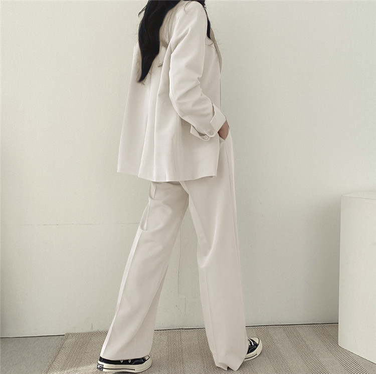 卡其色西装外套女2023新款春秋季韩版小西服套装女士休闲气质上衣详情34