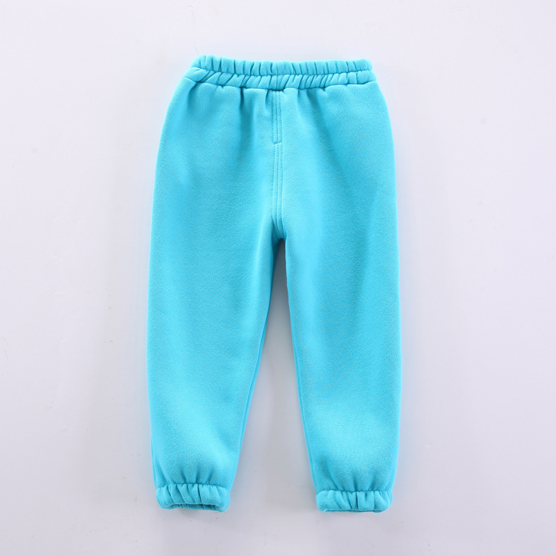 童装儿童套装秋冬加绒儿童男女宝宝带帽加厚卫衣长袖长裤两件套装详情19