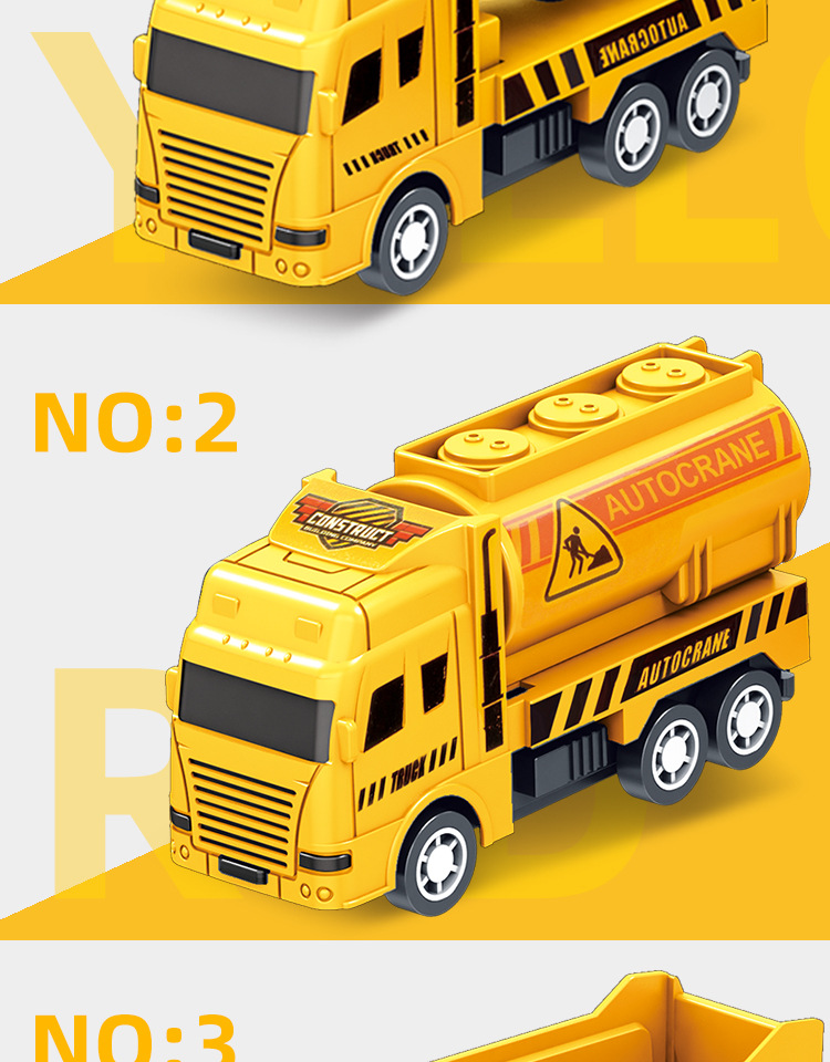 新品厂家批发儿童玩具益智回力工程车模型四款迷你小汽车热卖玩具详情6