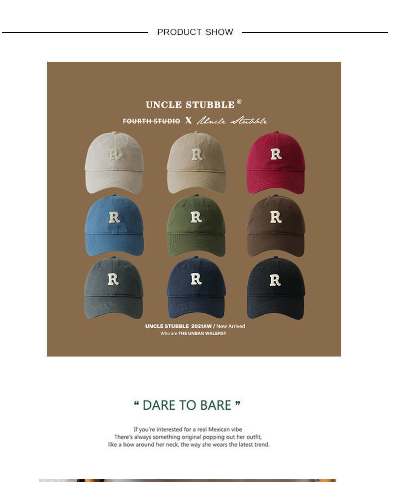 Summer cap for girls, universal baseball cap, big head circumference to show face, trendy and versatile small baseball cap, Korean-style sun hat for students pic 1
