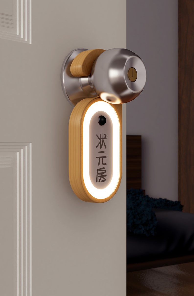 2023 buena gran mensaje sensor luz venta directa de fábrica transfronteriza nuevo producto creativo madera sólida inteligente sensor pequeño regalo de luz de la noche pic 5