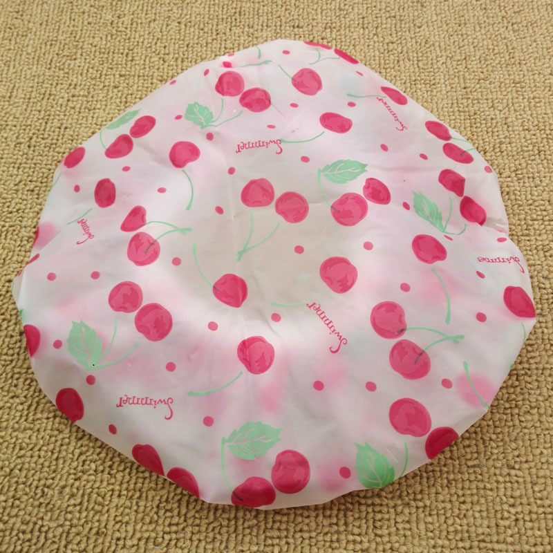 G1621 frosted lace shower cap, dry hair cap, shower cap, waterproof daily necessities, 2-yuan general merchandise wholesale in Yiwu pic 5