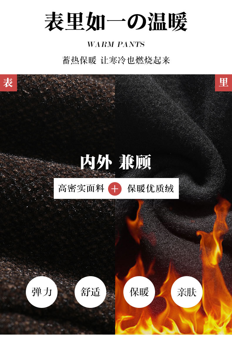 貂绒妈妈装铅笔裤子女秋冬新款加绒加厚保暖女式休闲裤中老年女裤详情4