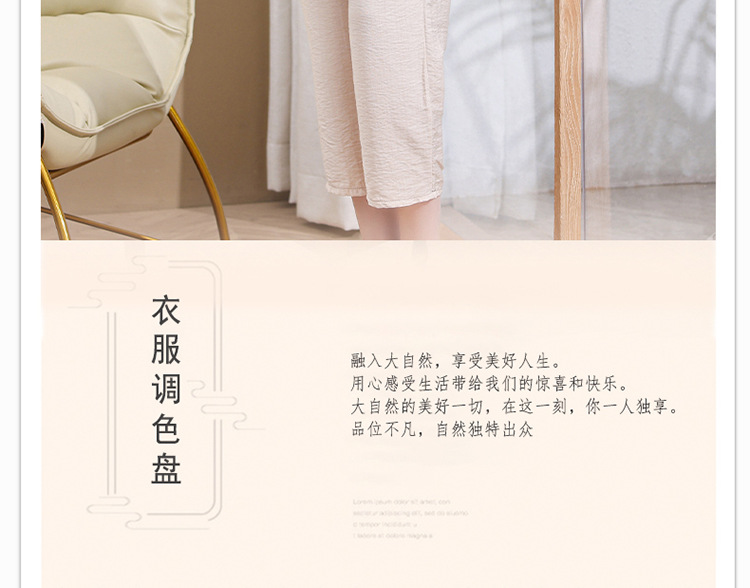 2023 Summer short-sleeved set for middle-aged mothers, a new summer style of loose, stylish and youthful embroidered T-shirt for women pic 17