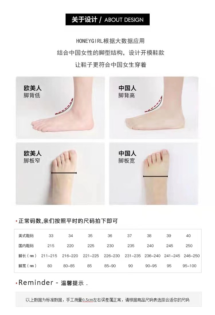 尺码表