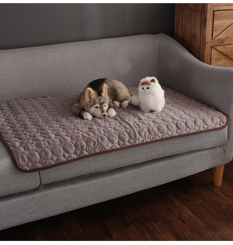 Pet MATS, summer cat and dog sofa MATS, pet supplies, cooling MATS, ice silk cold-sensing bed MATS, summer dog cooling MATS pic 22