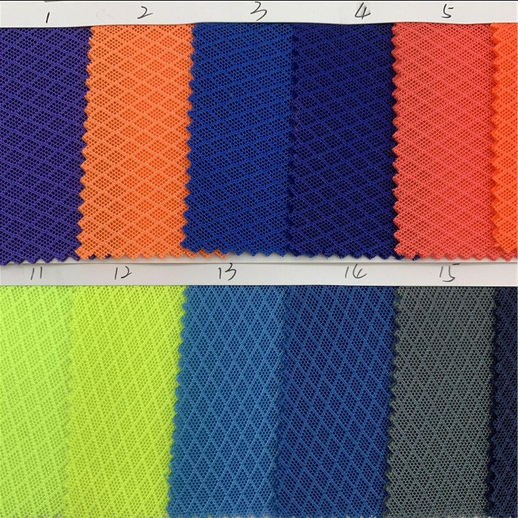 现货供应 特殊三明治网眼布 菱形透气夹层网眼布 箱包网 鞋材网布详情1