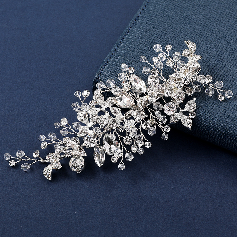 Carlo L1015 Bridal dress and hair accessories are selling well. Exquisite accessories, original design, bridesmaid headwear, simple wedding matching pic 22