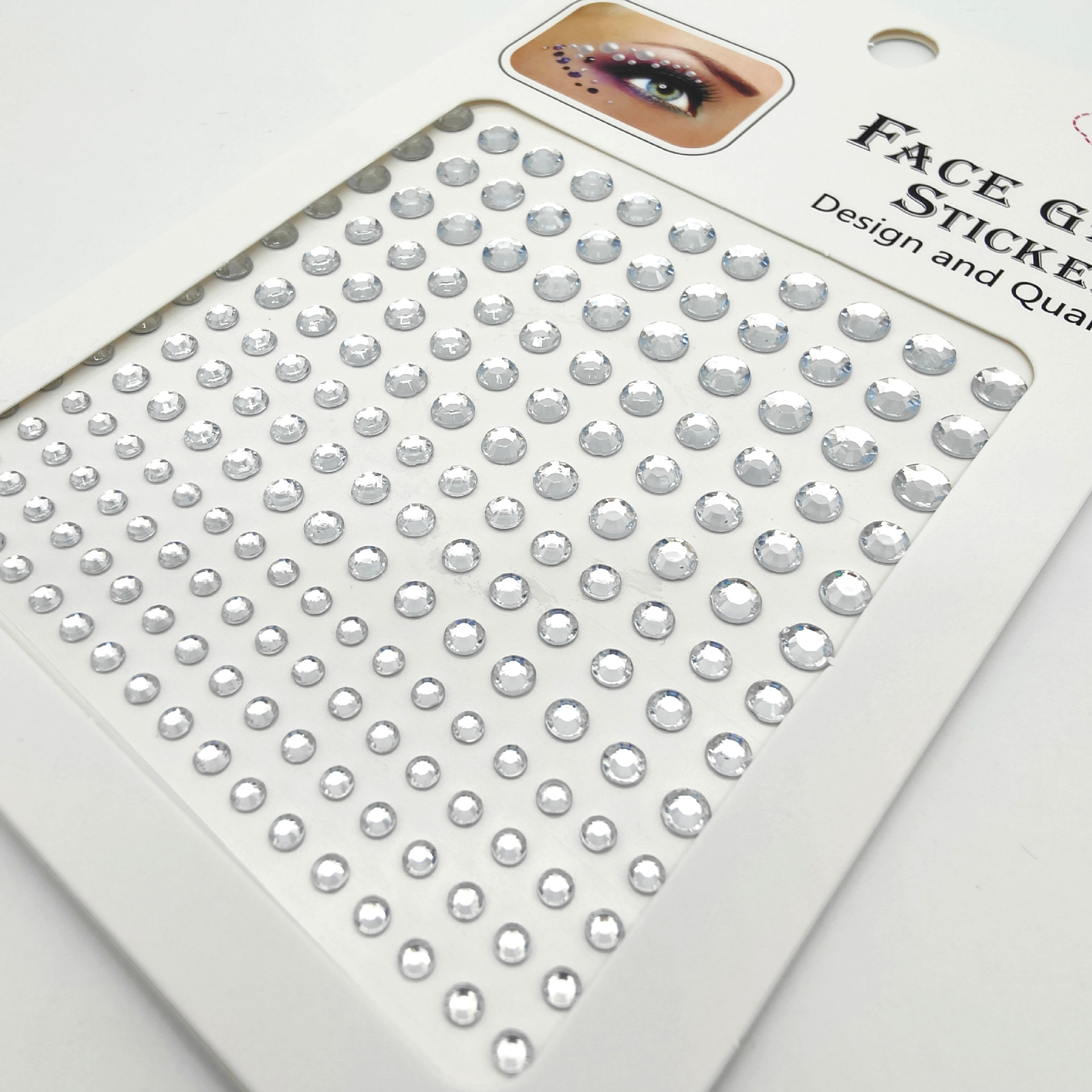 眼妆贴眼部钻贴面部装饰珍珠眼妆饰品儿童舞台水钻贴现货批发详情16
