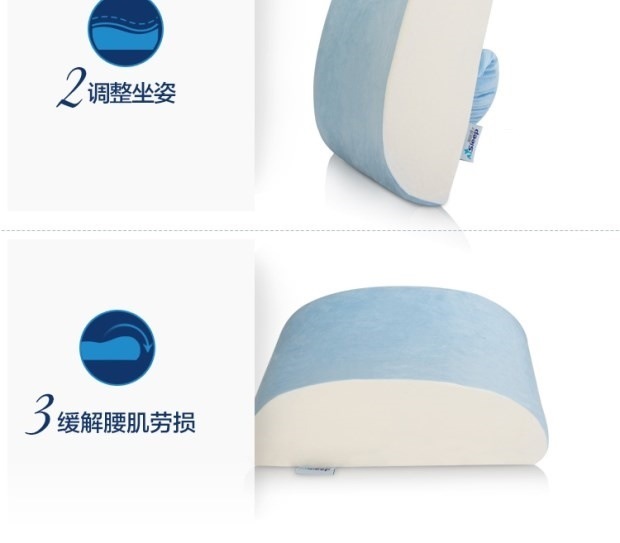 High-end office lumbar support pads, car lumbar support pads, memory foam health lumbar support pads pic 6