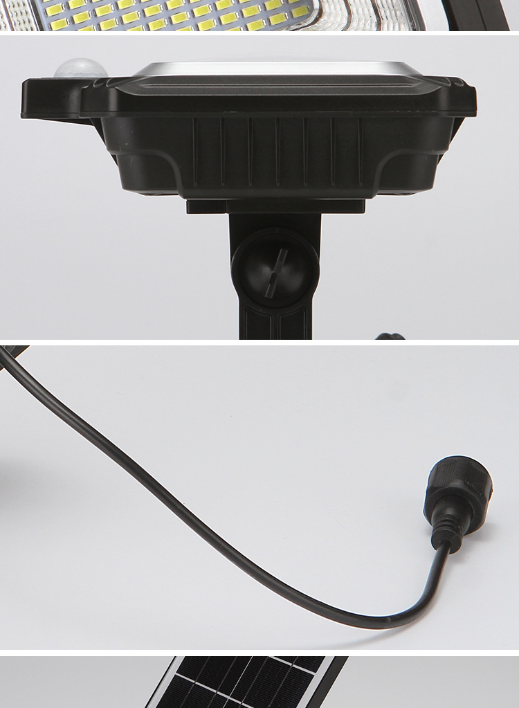 Cross-border special supply of solar floodlights, split-type ultra-bright garden lights, home outdoor wall lights, advertising floodlights pic 14