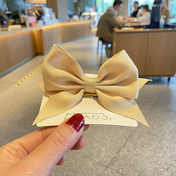 儿童发饰春夏款蝴蝶结发夹可爱公主头饰顶夹女童鸭嘴夹子 diy材料详情47