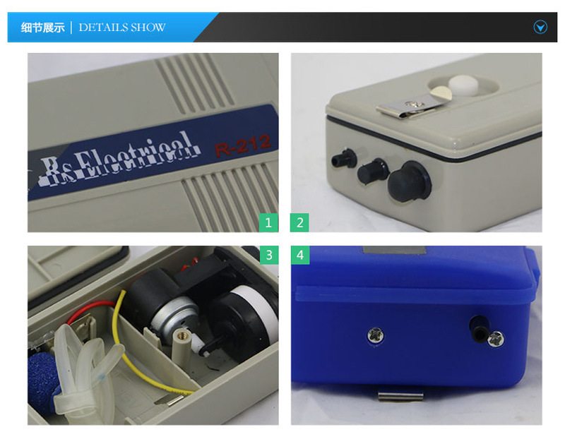 Risheng fish tank oxygen pump, dry battery oxygen supply pump, fish tank battery oxygen pump r-212 pic 40