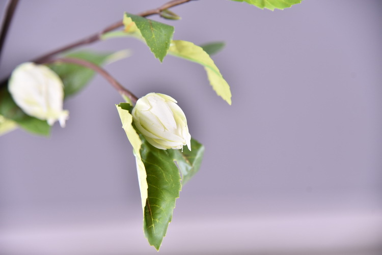 Factory direct sales of artificial hibiscus, modern and simple living room and hotel floor-standing artificial flowers wholesale, artificial roselle pic 30