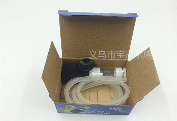 Small fish tank aquarium Mini small water fairy reverse air lift pneumatic filter oxygenator Mini filter pic 4
