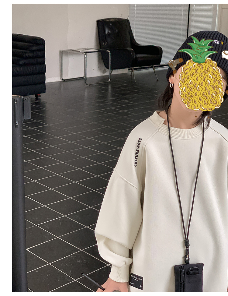 童装2024新款卫衣儿童卫衣男童时髦潮打底衫韩版宝宝上衣男孩宽松详情47