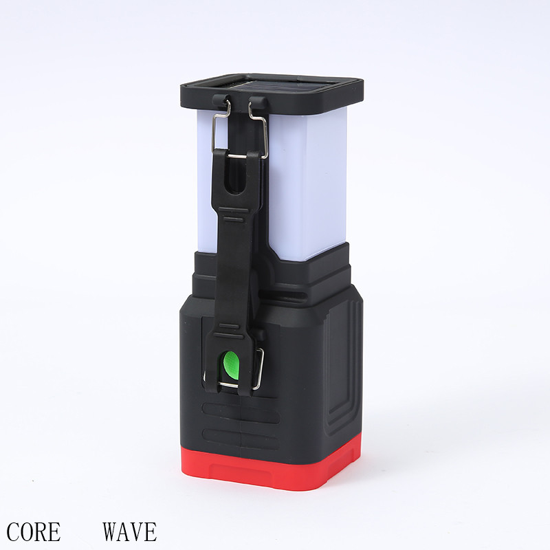 Portable LED high-intensity searchlight, solar rechargeable flashlight, household, outdoor, courtyard and camping hanging light, factory direct supply pic 6