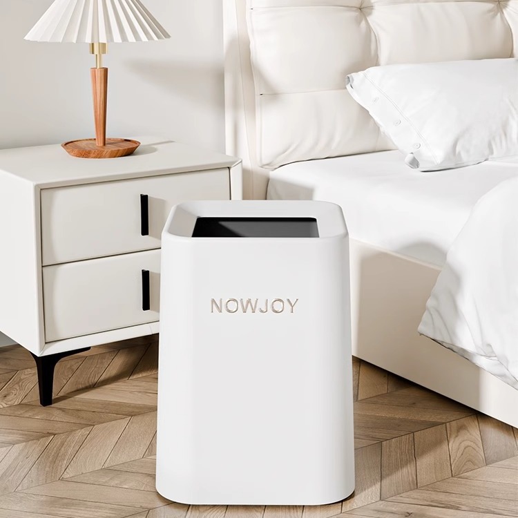 Wholesale of large-sized plastic trash cans for environmental sanitation toilets, outdoor tabletop classification, uncovered, transparent household trash cans for hotel kitchens pic 7