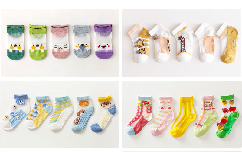 婴儿袜子夏季a类船袜薄款卡通儿童袜 精梳棉吸汗宝宝袜子男女童袜详情26