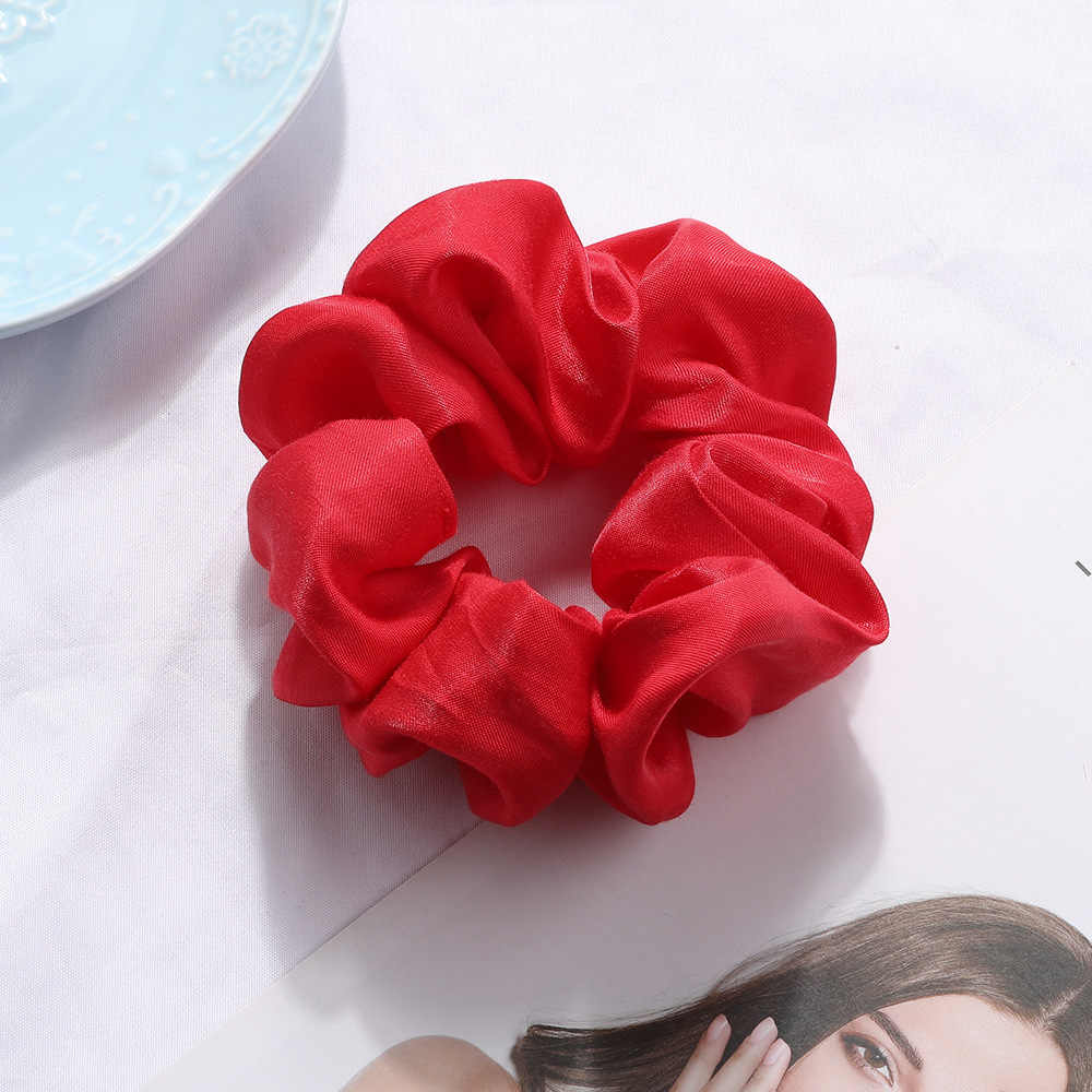 Qiyue Simple Large Intestine Hair Tie ins High-end Style Hair Tie Tie Ponytail Large Intestine Hair Tie Wholesale pic 64