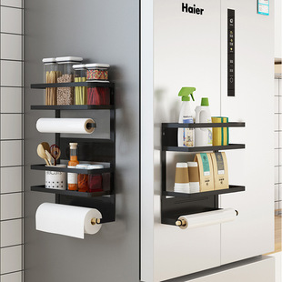 厨房多层置物架日式橱柜隔板分层整理架台面收纳铁艺调料架香料架详情3