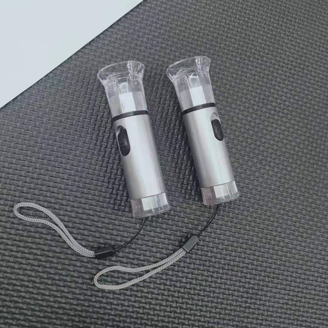107 crystal lamp head flashlight, LED flashlight, portable flashlight, binary supermarket, small department store, binary wholesale pic 1