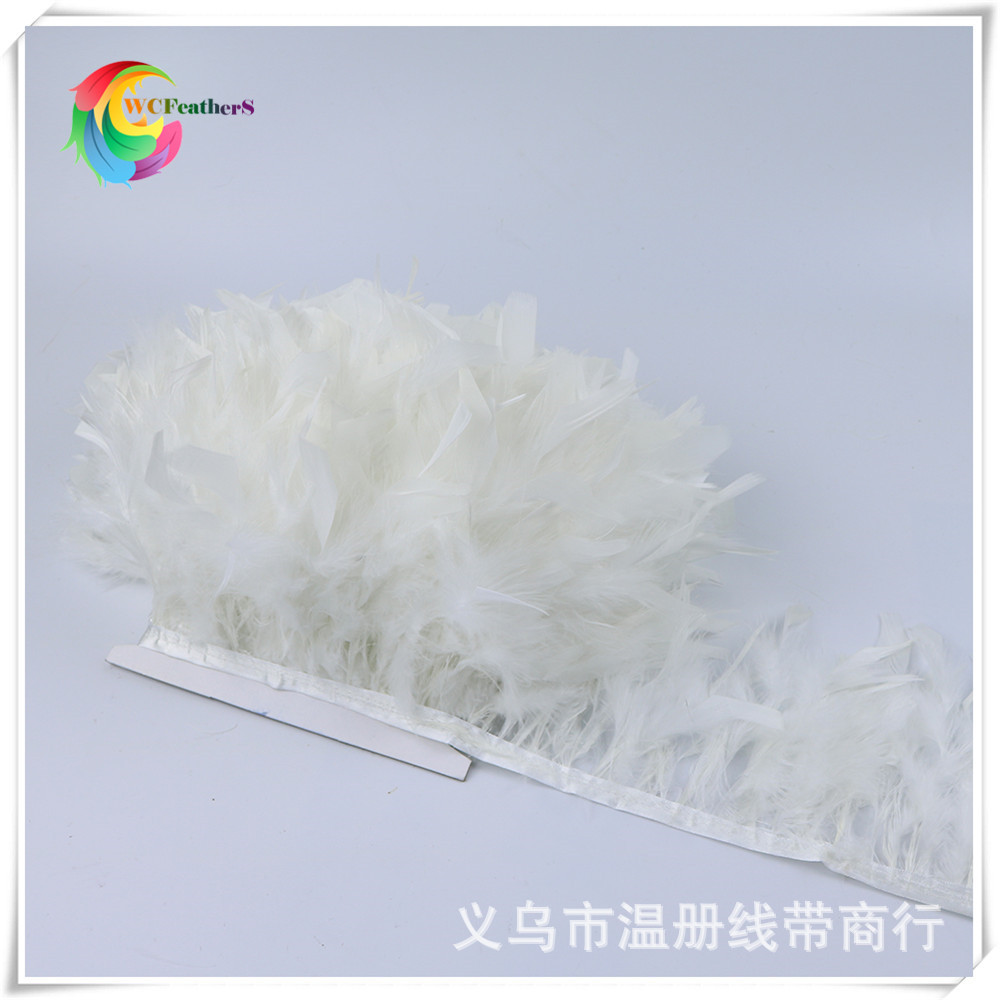 温册羽毛热卖火片布边创意多色火片布边演出服装辅料车载娃娃装饰详情19