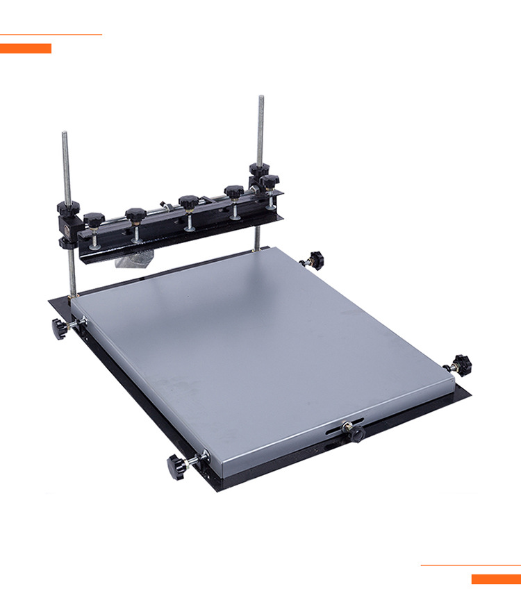 Zhongyong brand large manual screen printing table, SMT manual screen printing table, solder paste screen printing machine, screen printing machine pic 9