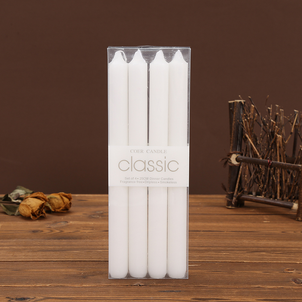 欧式无烟杆蜡 西餐厅婚庆长杆蜡烛 浪漫烛光晚餐装饰品烛台蜡烛详情7