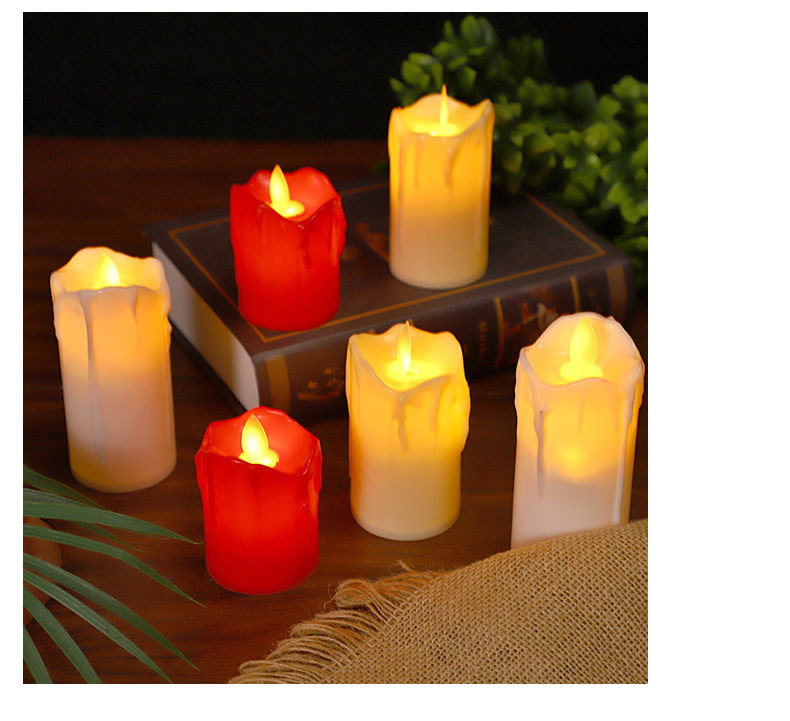 Simulated candles, led electronic candle lights, creative wedding and birthday decorations, proposal and confession props, wholesale candles pic 11