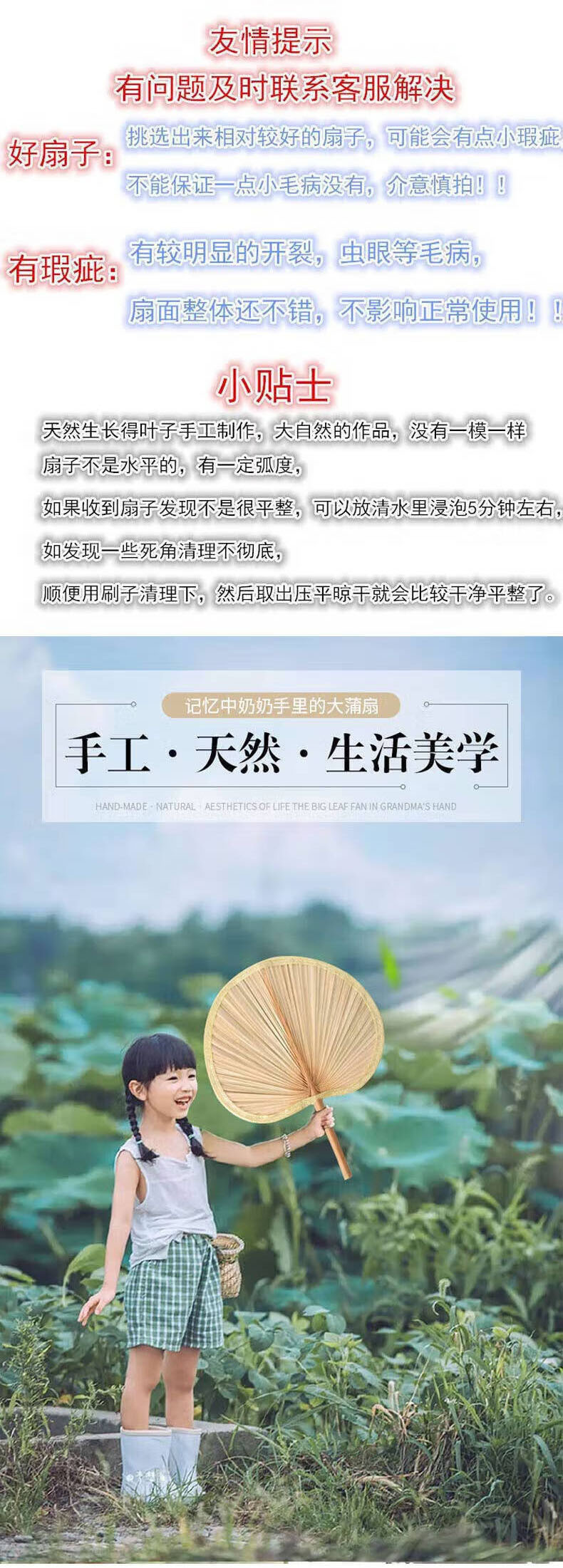 扇子大蒲扇芭蕉扇济公扇葵扇老人老式手工蒲草扇绘画扇粽叶烧烤扇详情1
